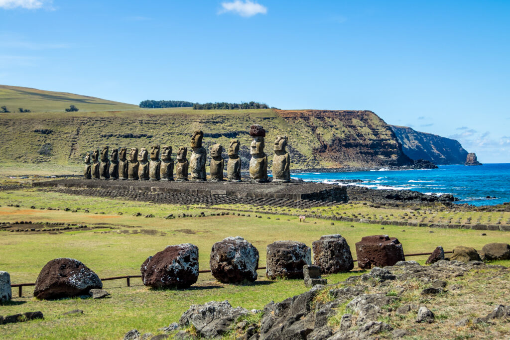 Another of the places to visit in chile is Easter Island.