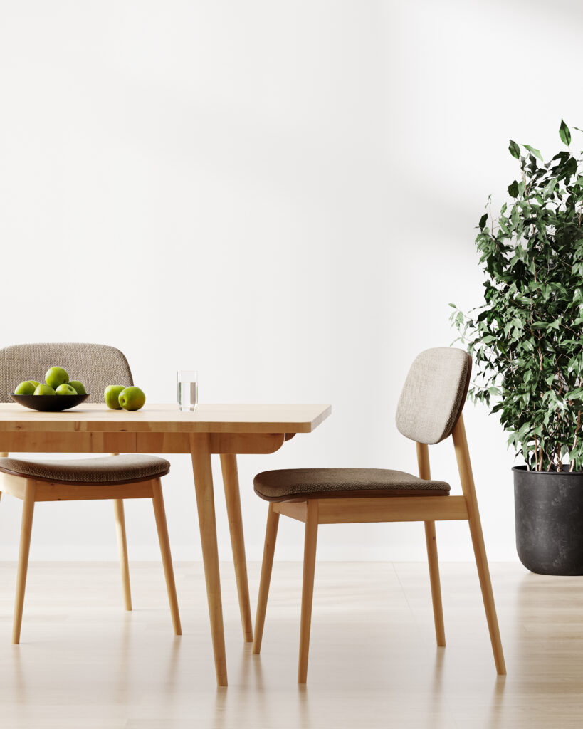 Extendable dining tables are a perfect space saving solution