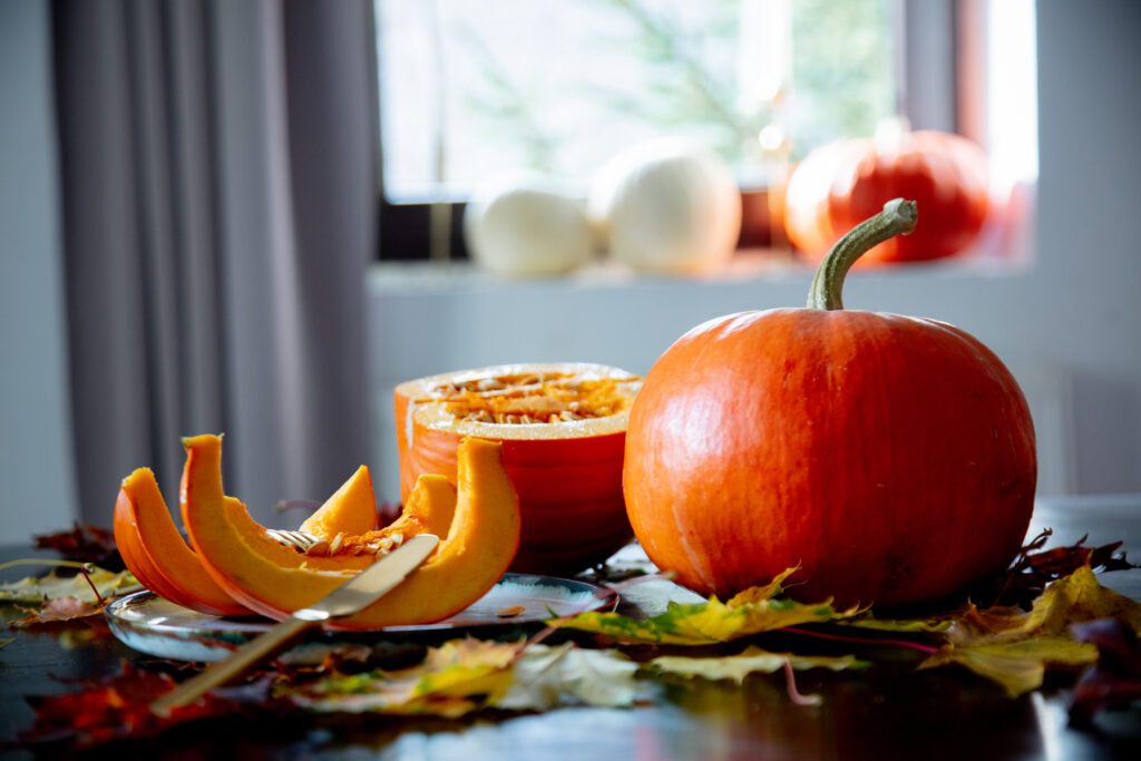 Pumpkin gives the creamy  touches of a good Porotos con riendas