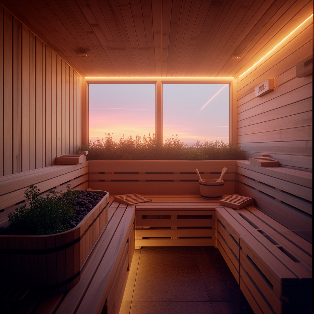 Infrared saunas are also great for your health. 