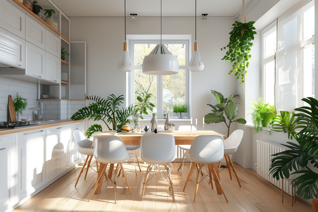 Natural light is key to achieve a pretty kitchen design